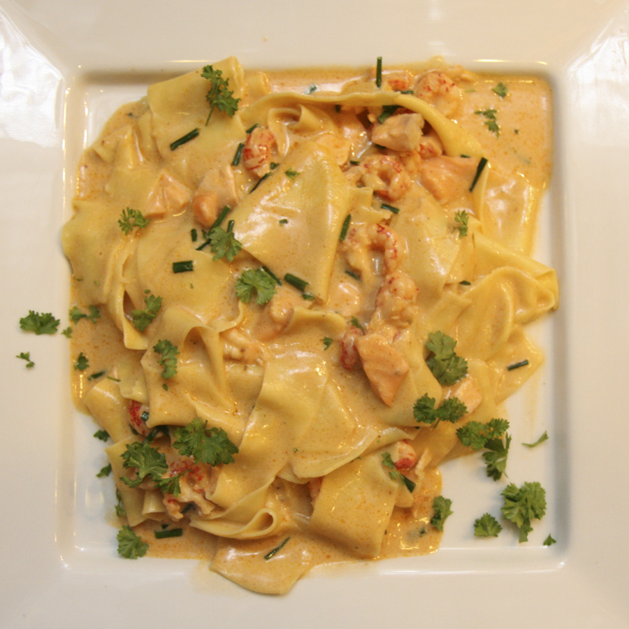 pappardelle al ragu di pesce