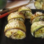 Maki di melanzane e riso