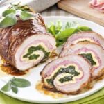 POLPETTONE RIPIENO CON FRITTATA E SPINACI