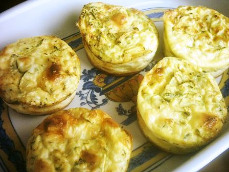 Sformatini di patate fiori di zucca e zucchine