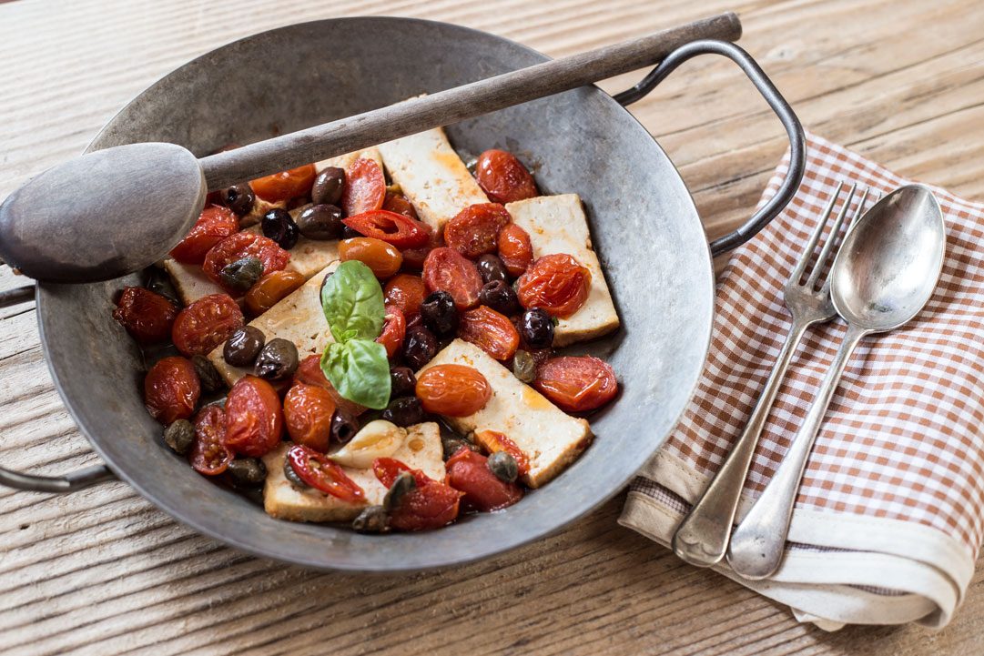 Tofu alla mediterranea