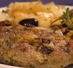 agnello con patate e olive