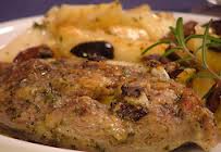 agnello con patate e olive