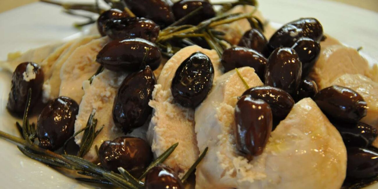 bocconcini di pollo alla birra olive e noci