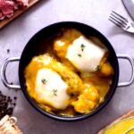 braciole di maiale con crema di zucca e taleggio