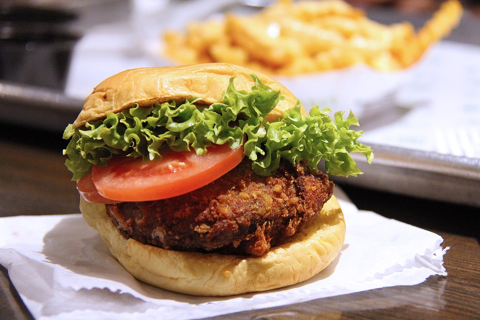 burger di carne e verdure miste