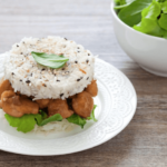 burger di riso e pollo