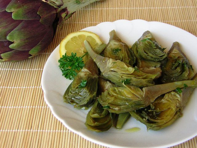 carciofi al microonde