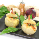 cipolle ripiene vegetariane