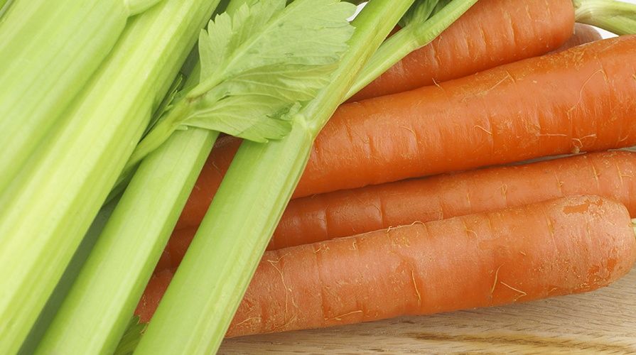 congelare carote e sedano crudi