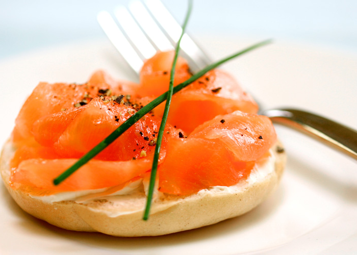 crostini al salmone