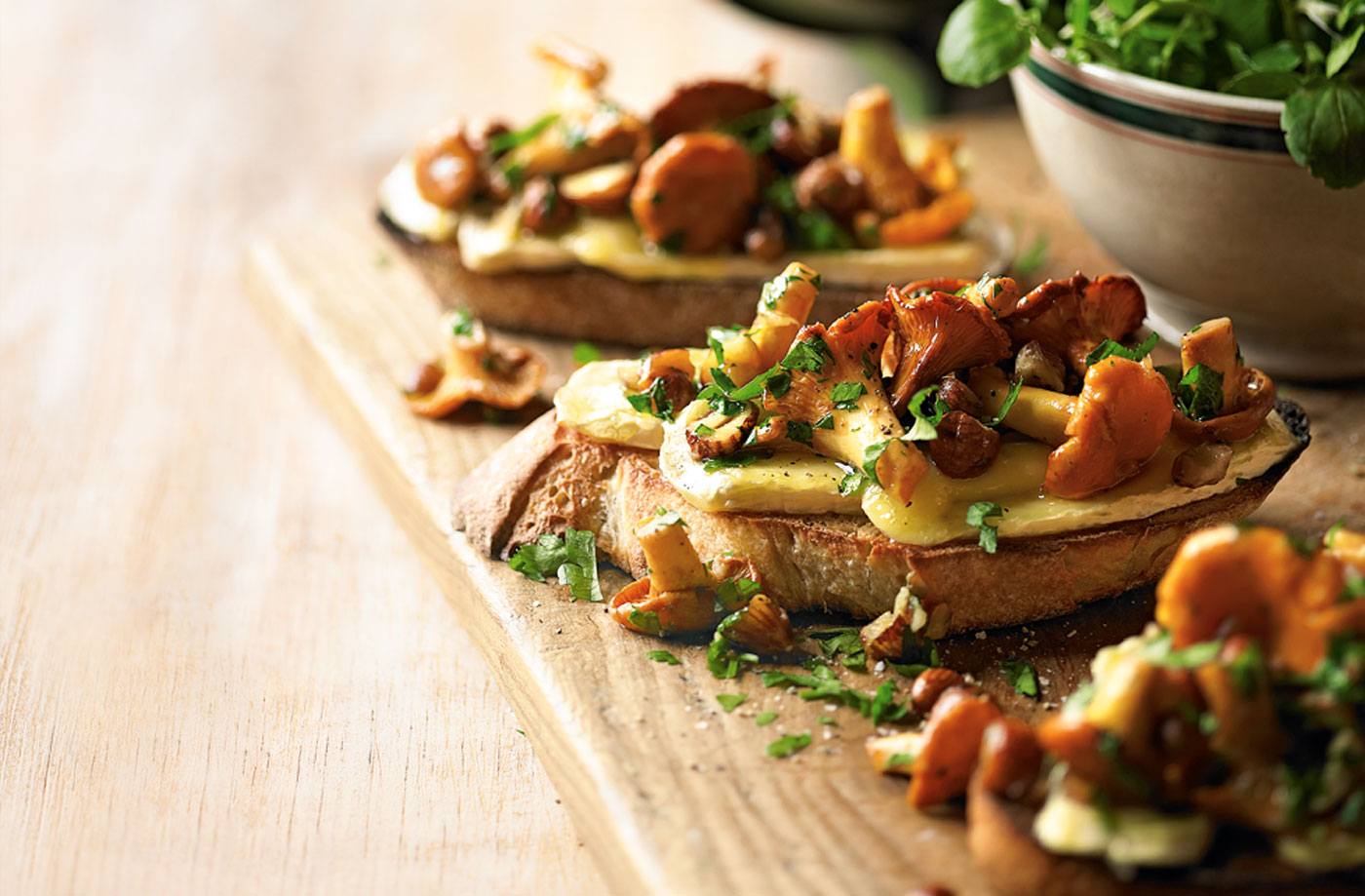 crostini funghi