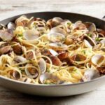 cuocere spaghetti alle vongole alla griglia