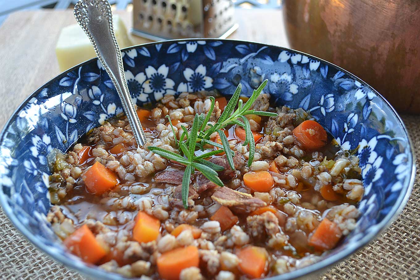 farro fagiolini
