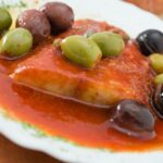 filetti di merluzzo con pomodoro e olive