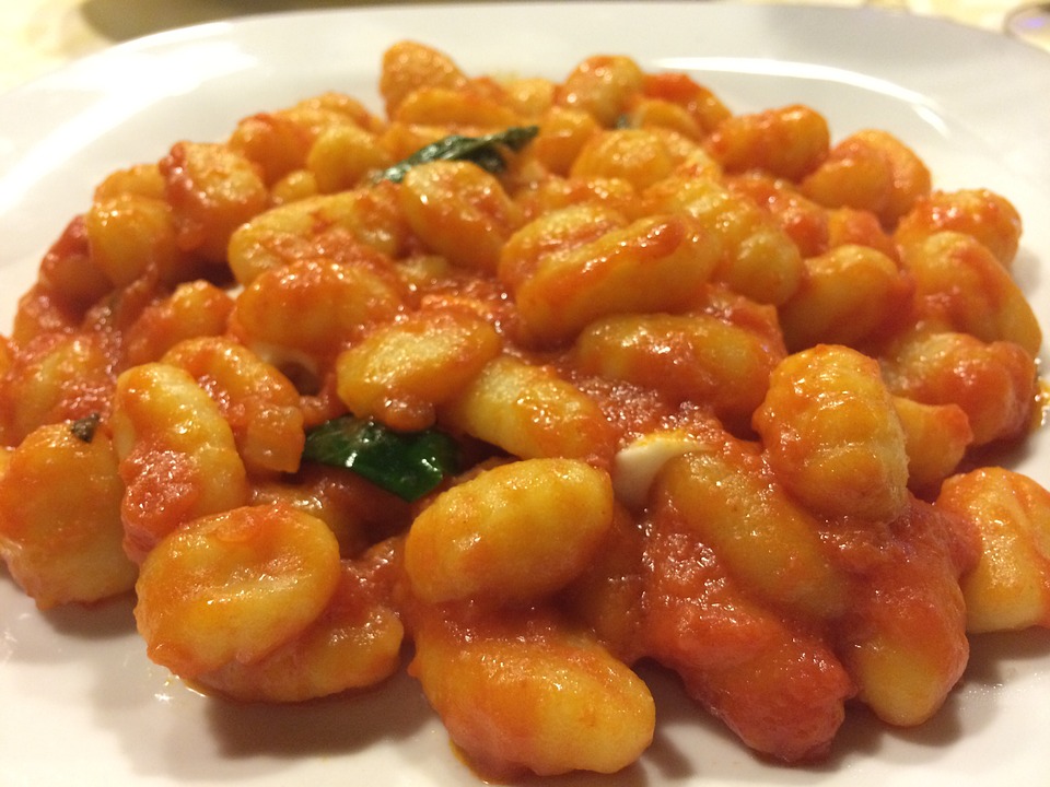 gnocchi di patate con crema di zucca