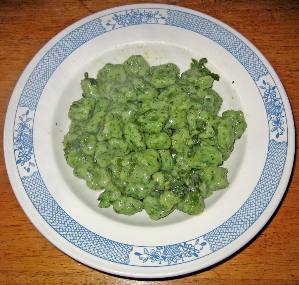 gnocchi di patate e ortica