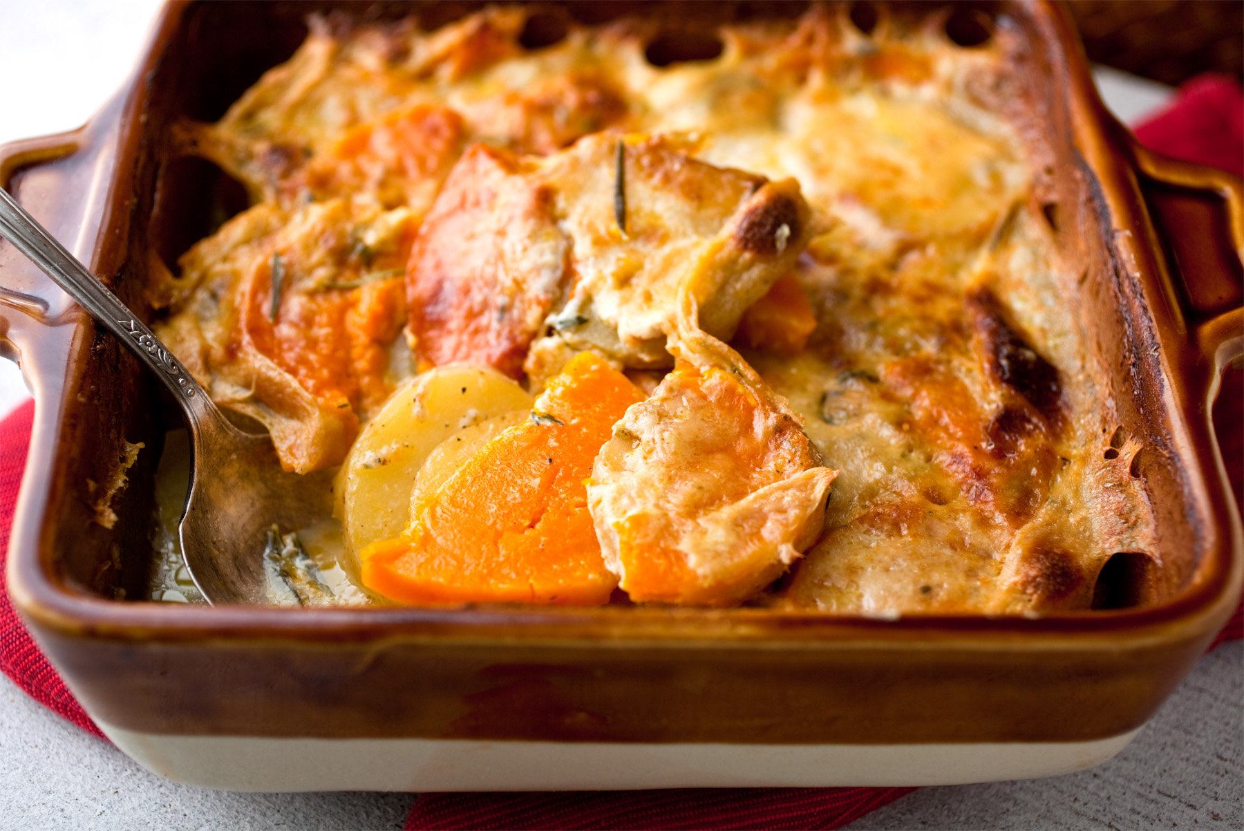 gratin patate porcini