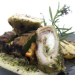 involtini di maiale con pistacchio melanzane e ricotta