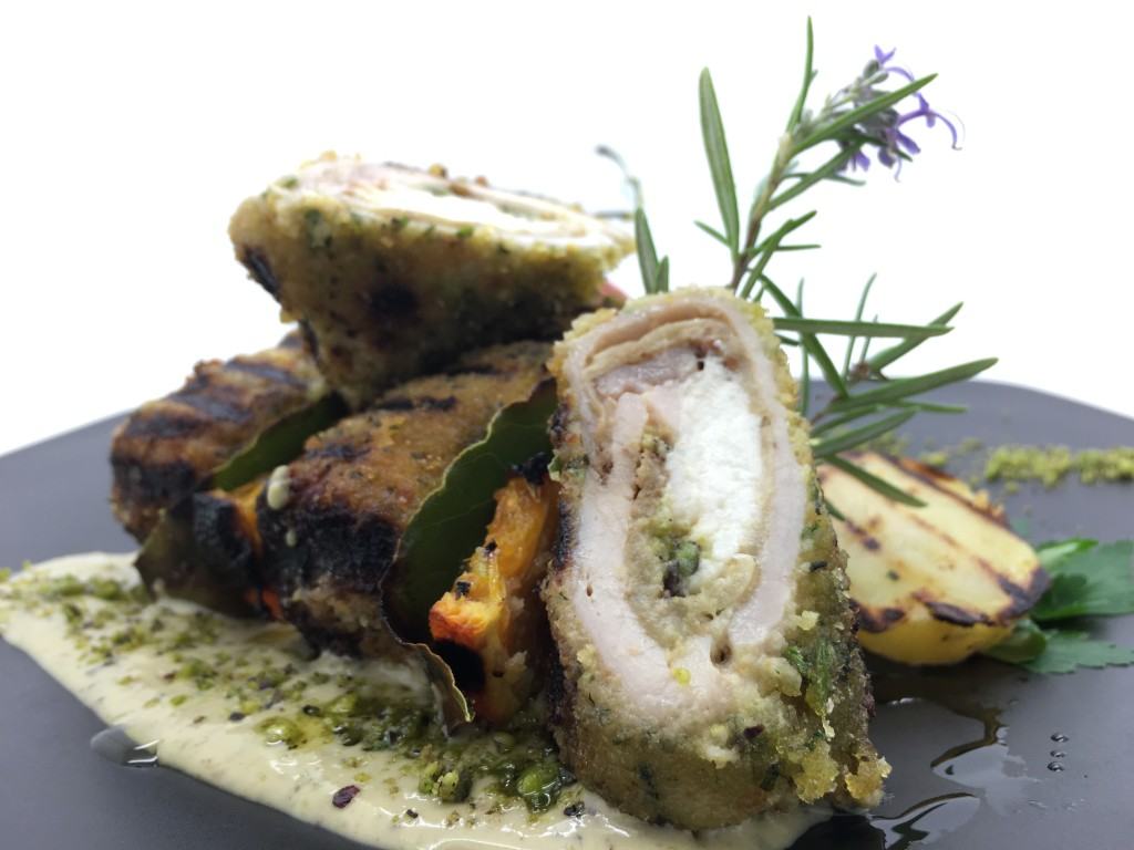 involtini di maiale con pistacchio melanzane e ricotta