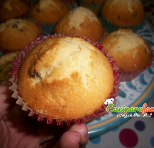 muffin-gocce di cioccolato
