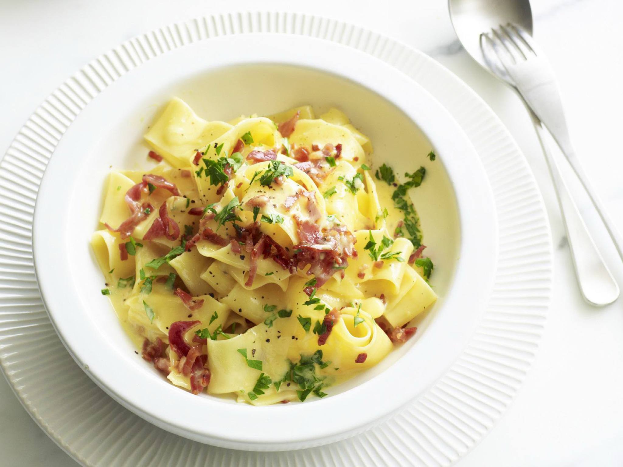 pappardelle crudo