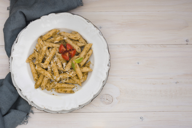 pasta al pesto di olive