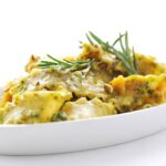 pasta con pesto crema di zucca e pistacchi