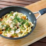 pasta con salmone fresco