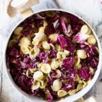 pasta radicchio e pancetta