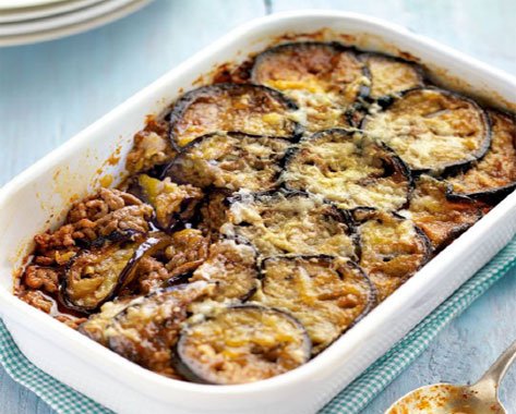 pasticcio di carne e melanzane