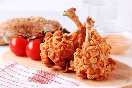 pollo impanato ai corn flakes