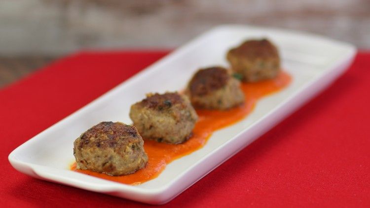 polpette al sugo di peperoni