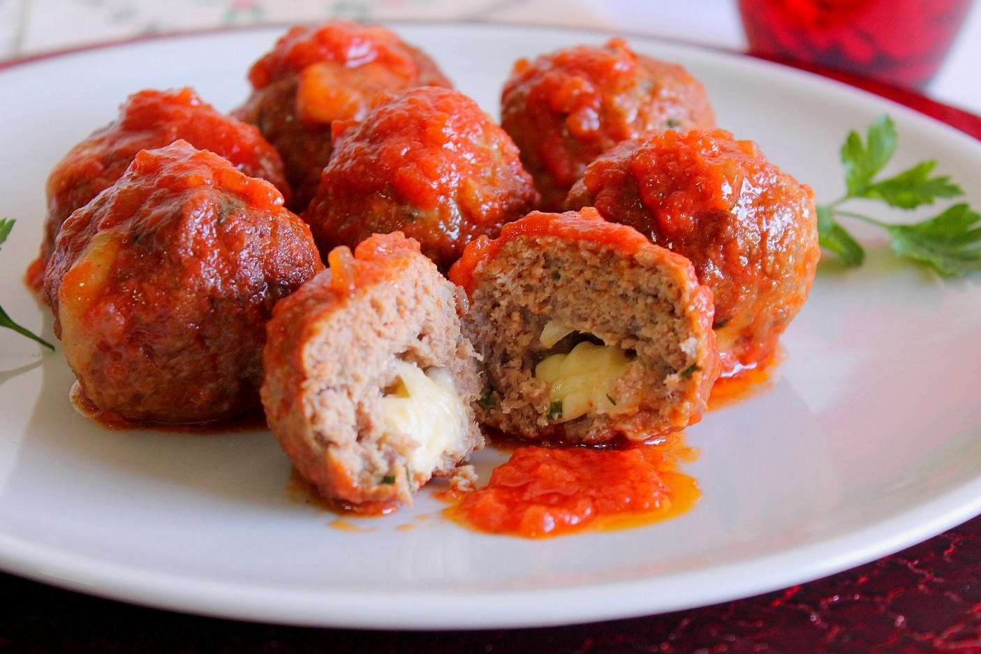 polpette ripiene di formaggio