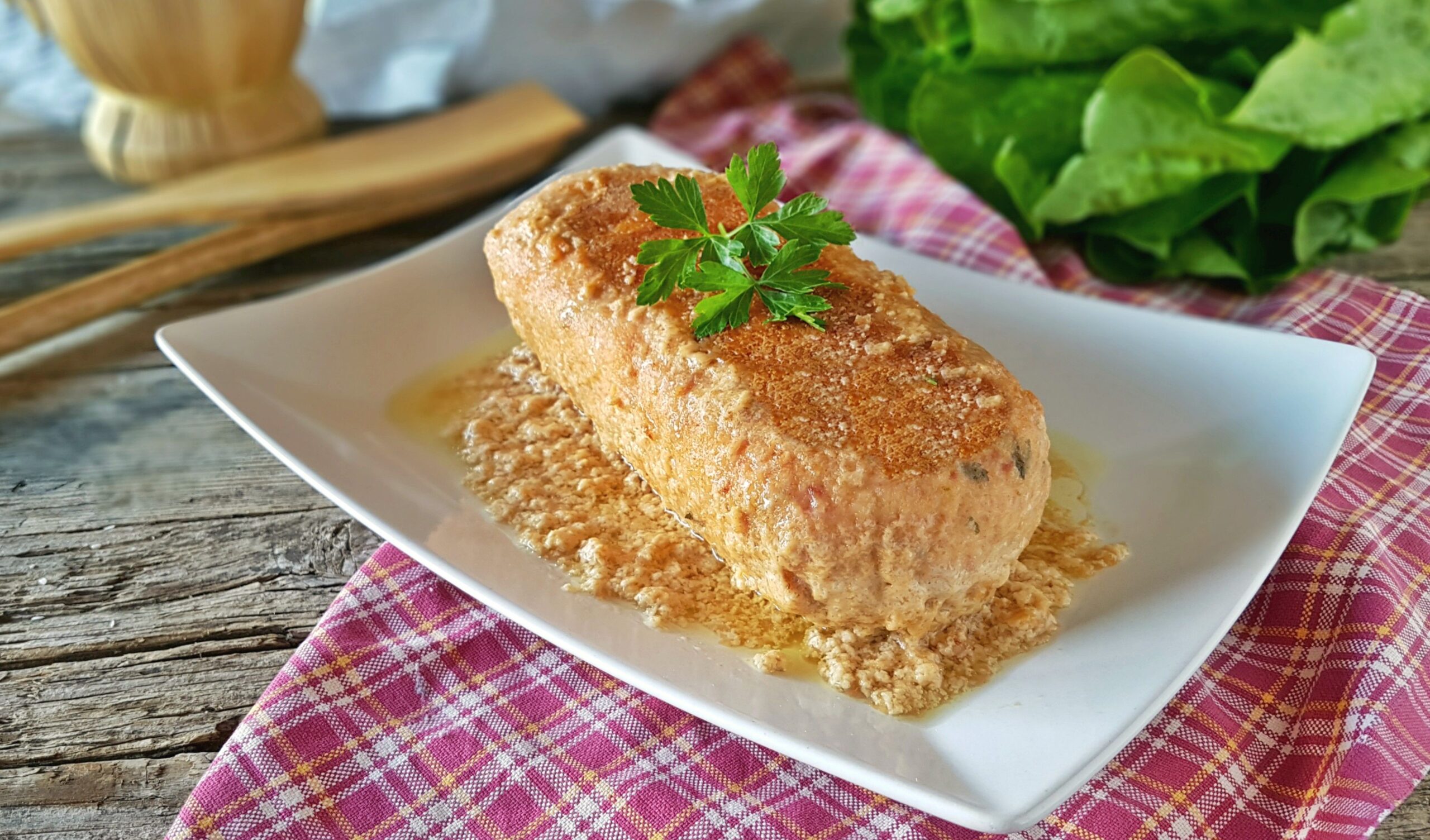 polpettone di pollo al latte scaled