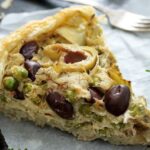 quiche vegana ai carciofi e olive