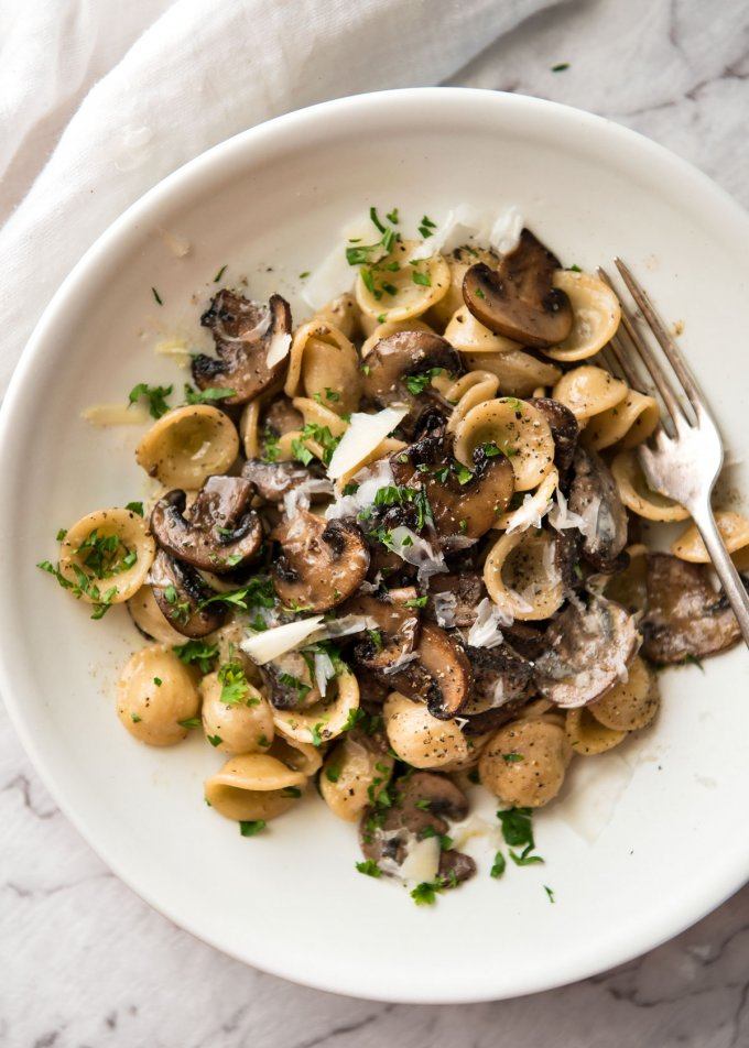 recchiette funghi