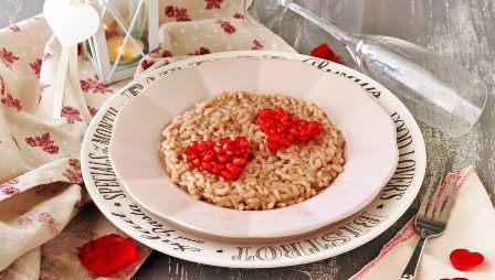 risotto sesamo melagrana