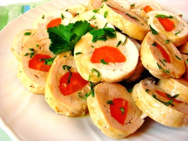 rotolini di pollo alle carote