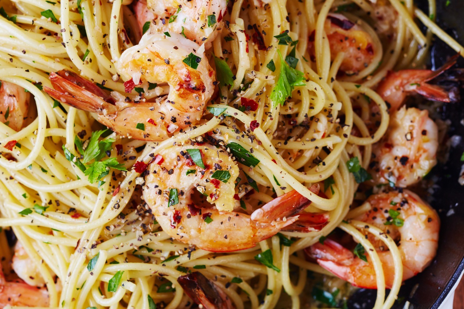 scampi pasta