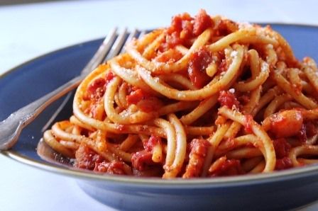 spaghetti amatriciana