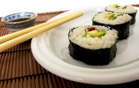 sushi vegano