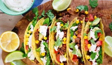 tacos vegetariani