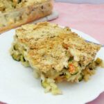 timballo di riso e zucchine al forno