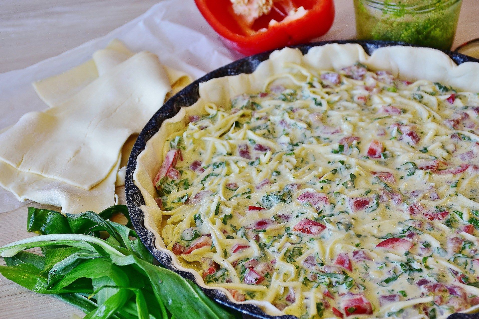 torta patate prosciutto