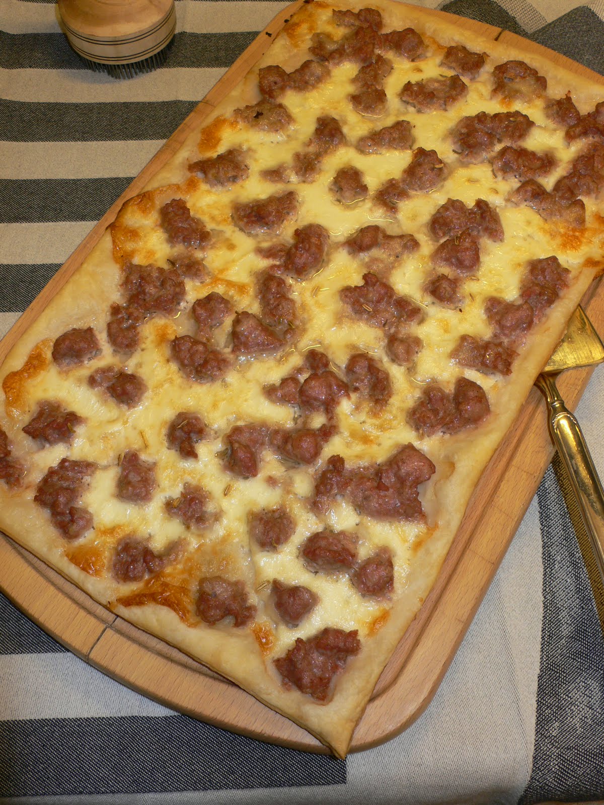 torta salsiccia e stracchino