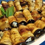 involtini di melanzane ripieni di tofu
