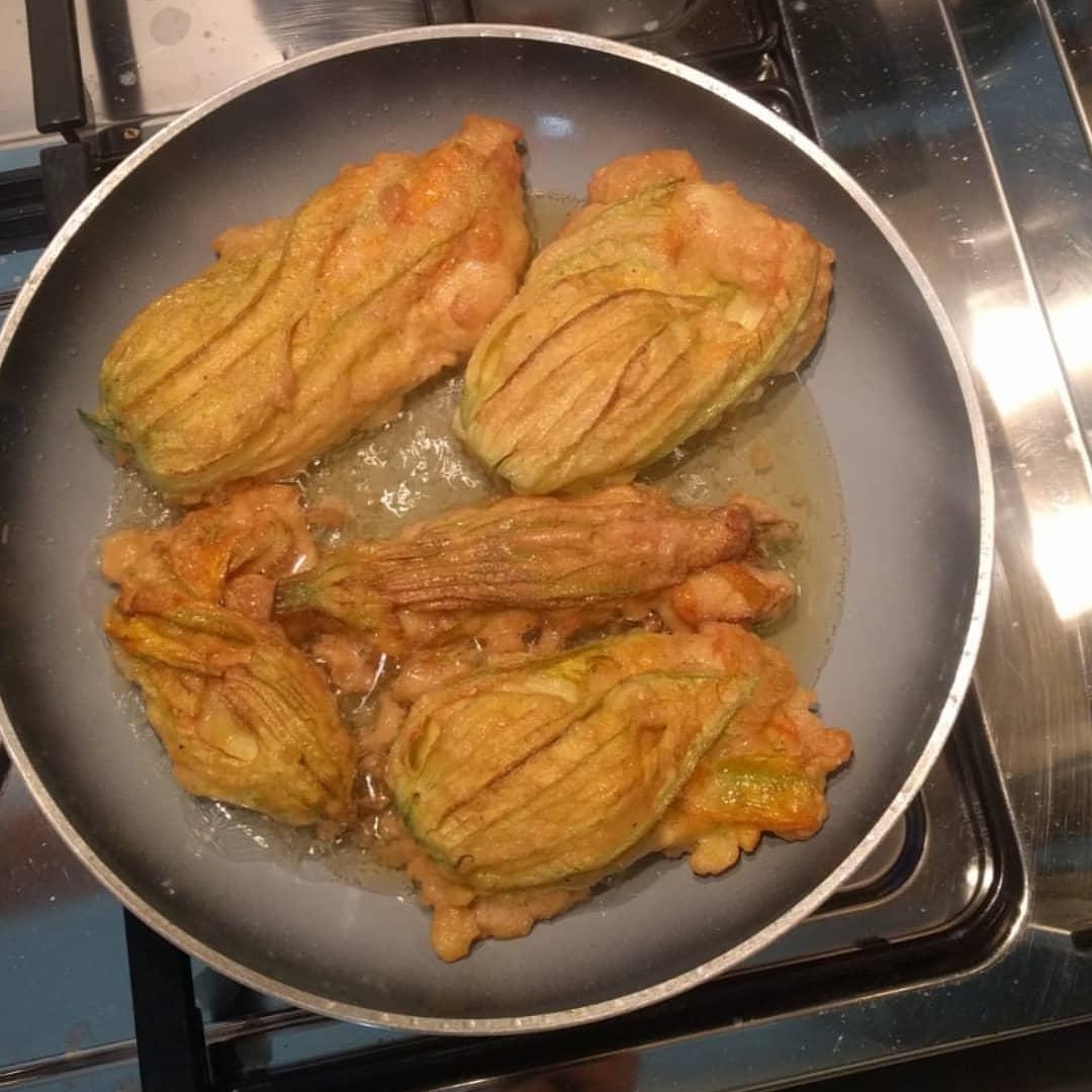 fiori di zucca in padella