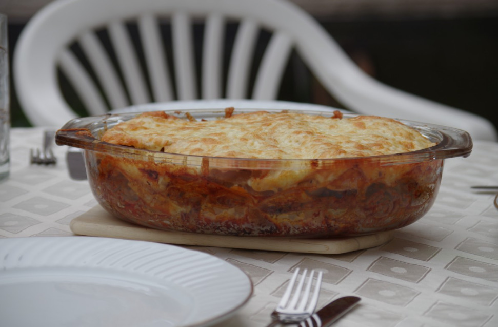 pasta al forno con melanzane e mozzarella