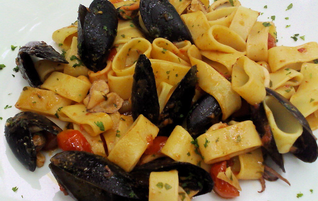 calamarata ai frutti di mare